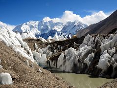 01 Gasherbrum I, Gasherbrum II E, Gasherbrum II, Gasherbrum III, Nakpo Kangri From Gasherbrum North Glacier In China